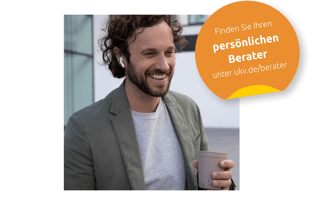 Finden Sie Ihren persönlichen Berater unter ukv.de/berater