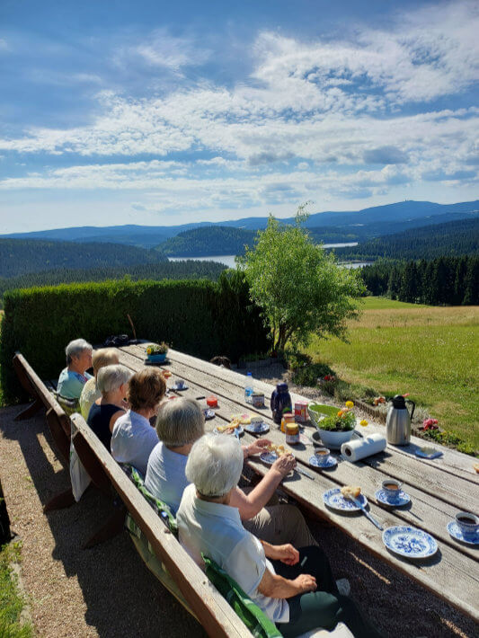 Der Treff für pflegende Angehörige bei einem gemeinsamen Ausflug in die Umgebung.