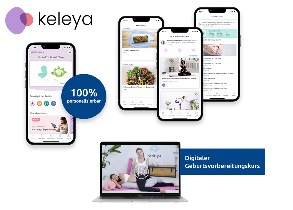 Schwangerschafts-App Keleya Visual
