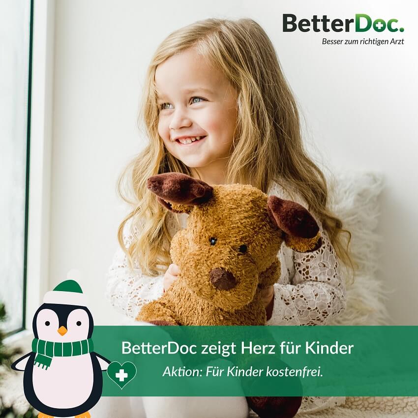 Weihnachtsaktion BetterDoc UKV Ärztevermittlung für alle Kinder