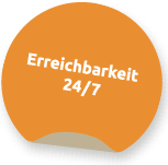 Erreichbarkeit 24/7