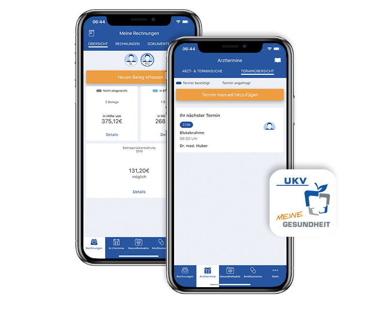Meine Gesundheit-App der Versicherungskammer Bayern