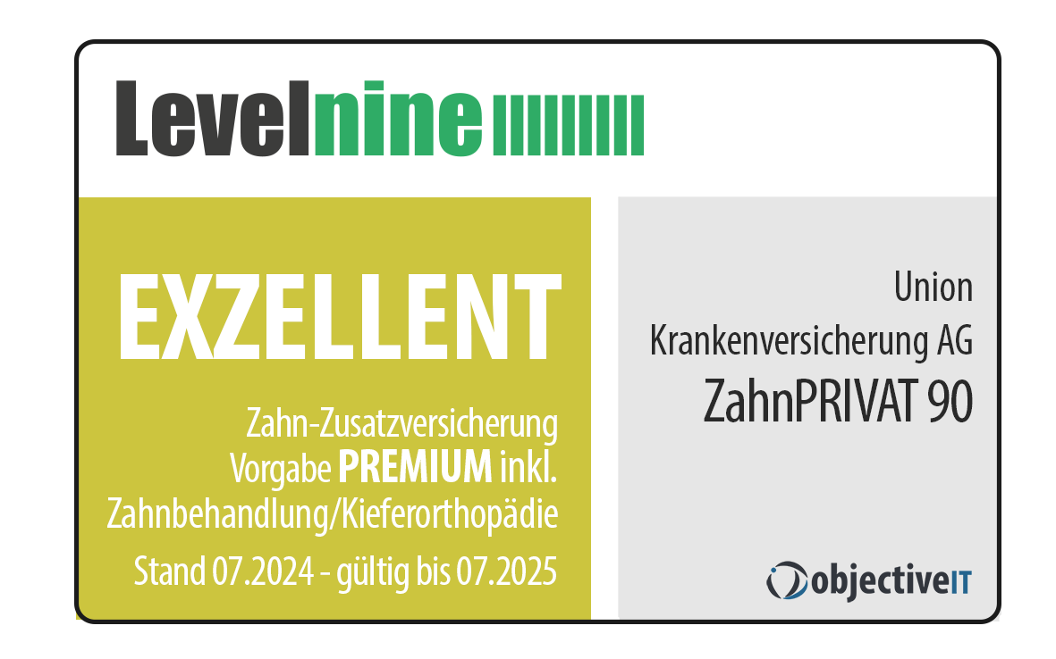 Siegel LevelNine ZahnPRIVAT 90