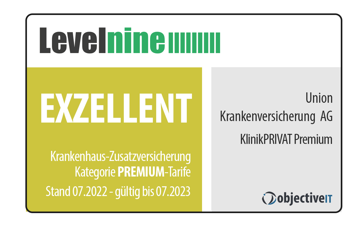 Siegel LevelNine KlinikPRIVAT Premium