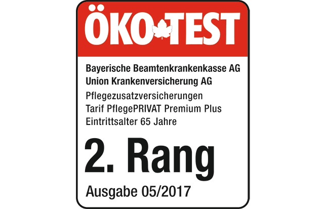 Öko-Test PflegePRIVAT Premium Plus 2. Rang