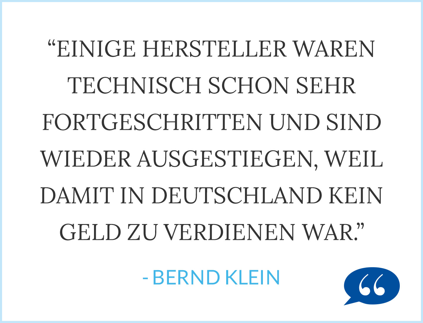 Deutschland als MAssenmarkt noch nicht bereit für AAL