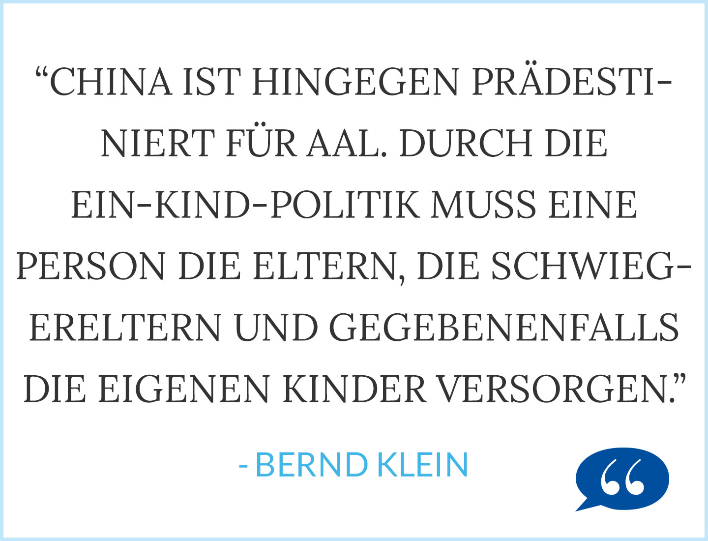 Chibna ist prädentiniert für AAL