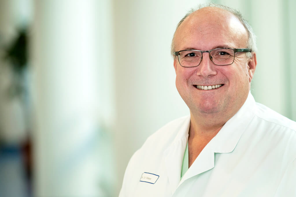 Gebhard Weber, Oberarzt am Klinikum Nürnberg.