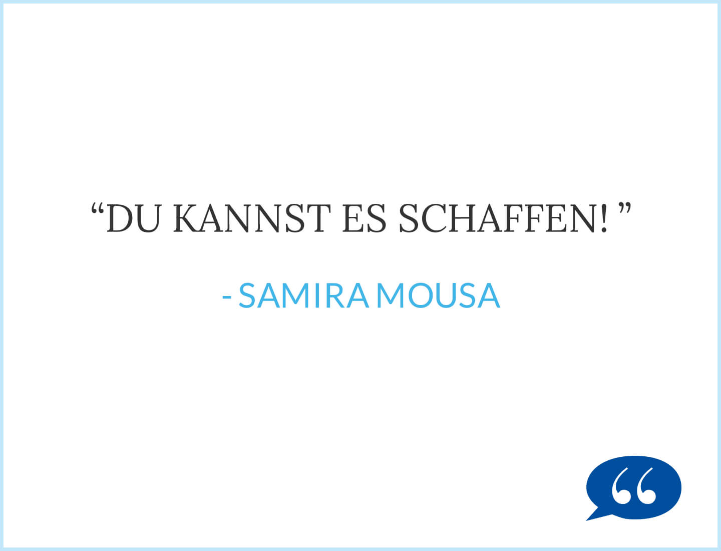 Multiple Sklerose: Du kannst es schaffen! - Samira Mousa